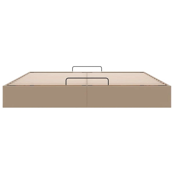 Ottoman Bett 160x200cm Cappuccino Kunstleder
