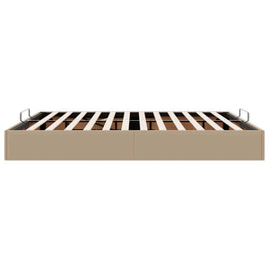 Ottoman Bett 160x200cm Cappuccino Kunstleder