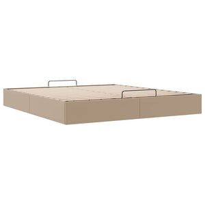 Ottoman Bett 180x200 Cappuccino Kunstleder