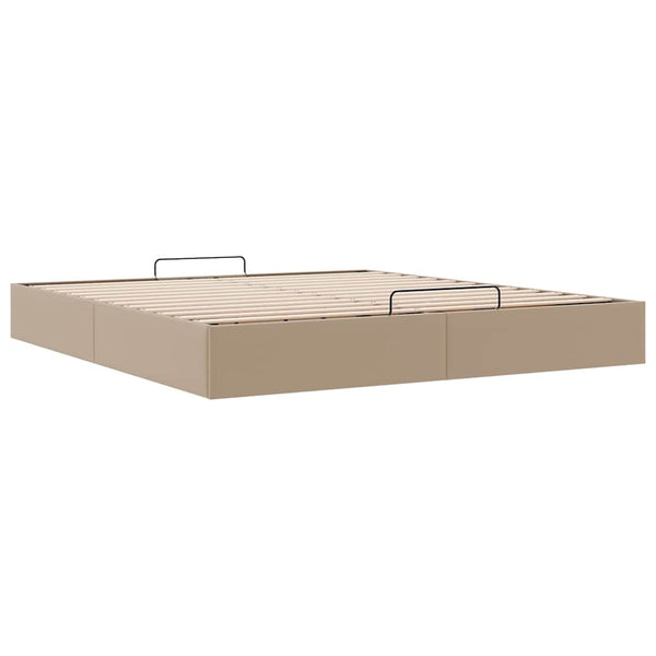 Ottoman Bett 180x200 Cappuccino Kunstleder