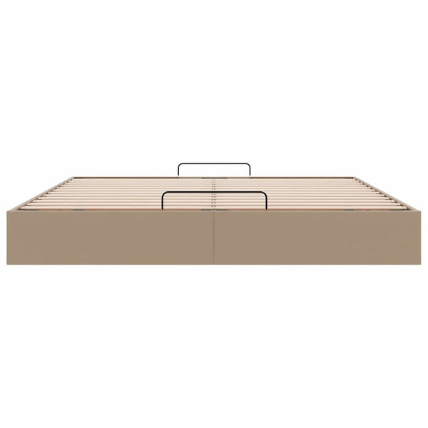 Ottoman Bett 180x200 Cappuccino Kunstleder