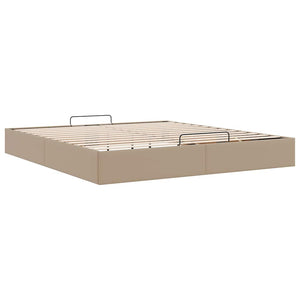 Ottoman Bett 180x200 Cappuccino Kunstleder
