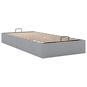 Ottoman Bett Hellgrau 80x200 cm