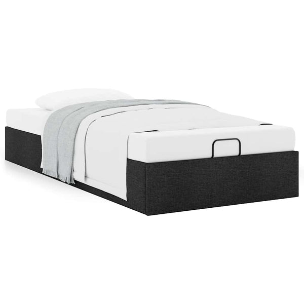 Ottoman Bett Schwarz 80x200 cm