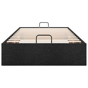 Ottoman Bett Schwarz 80x200 cm