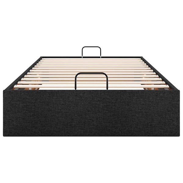 Ottoman Bett Schwarz 80x200 cm