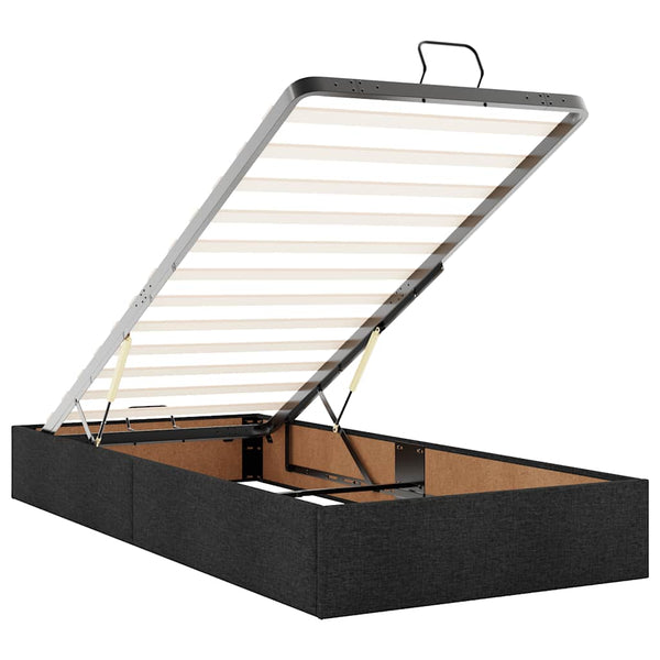 Ottoman Bett Schwarz 80x200 cm