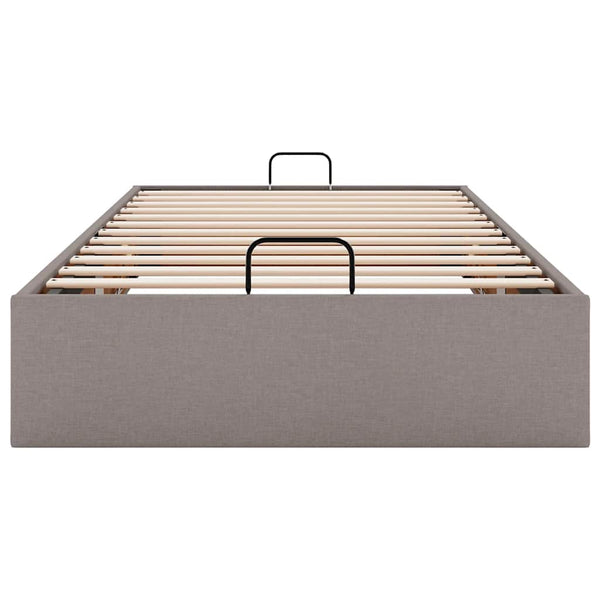 Ottoman Bett Taupe 80x200 cm
