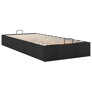 Ottoman Bett Schwarz 90x190 cm