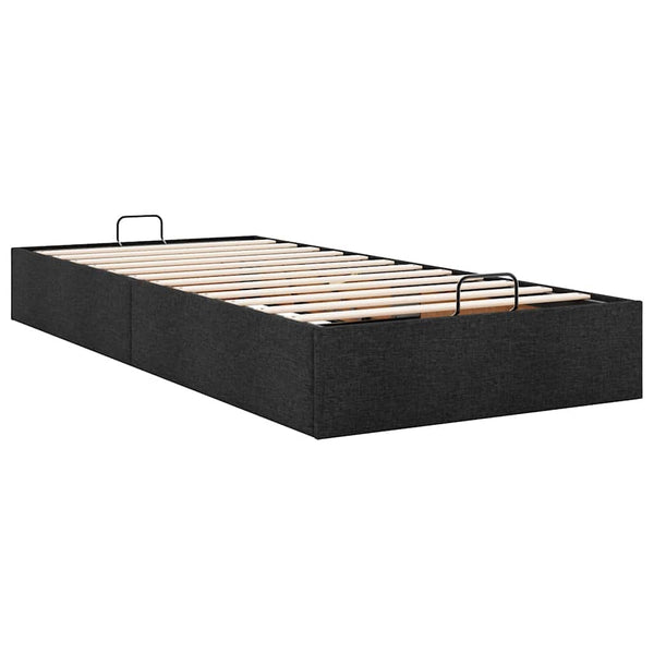 Ottoman Bett Schwarz 90x190 cm