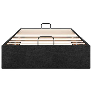 Ottoman Bett Schwarz 90x190 cm