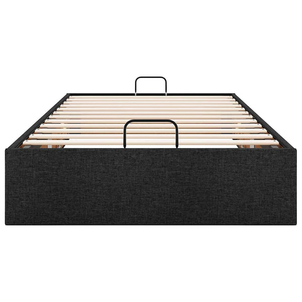 Ottoman Bett Schwarz 90x190 cm