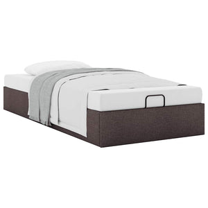 Ottoman Bett Dunkelbraun 90x190 cm