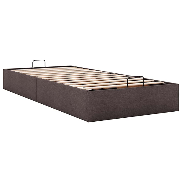 Ottoman Bett Dunkelbraun 90x190 cm