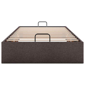 Ottoman Bett Dunkelbraun 90x190 cm