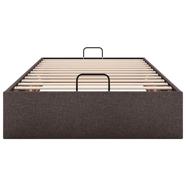 Ottoman Bett Dunkelbraun 90x190 cm