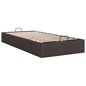 Ottoman Bett Dunkelbraun 90x190 cm