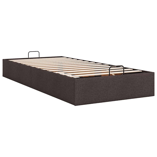 Ottoman Bett Dunkelbraun 90x190 cm