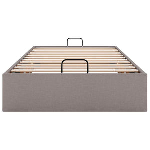 Ottoman Bett Taupe 90x190 cm