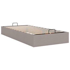 Ottoman Bett Taupe 90x190 cm