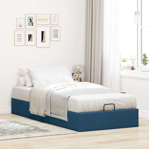 Ottoman Bett Blau 90x190 cm