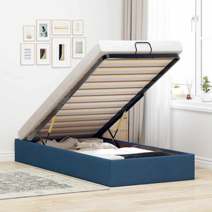 Ottoman Bett Blau 90x190 cm