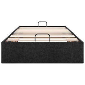 Ottoman Bett Schwarz 90x200 cm