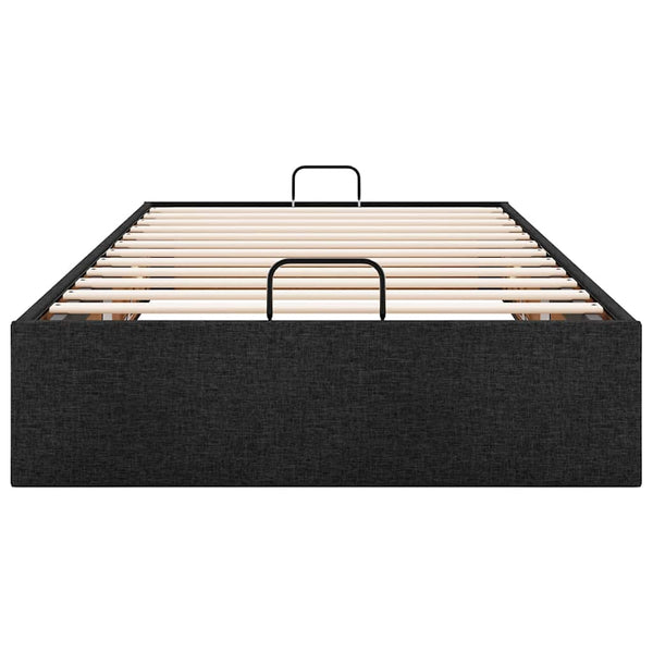 Ottoman Bett Schwarz 90x200 cm