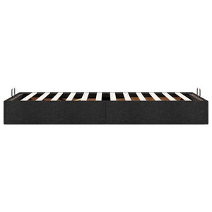 Ottoman Bett Schwarz 90x200 cm