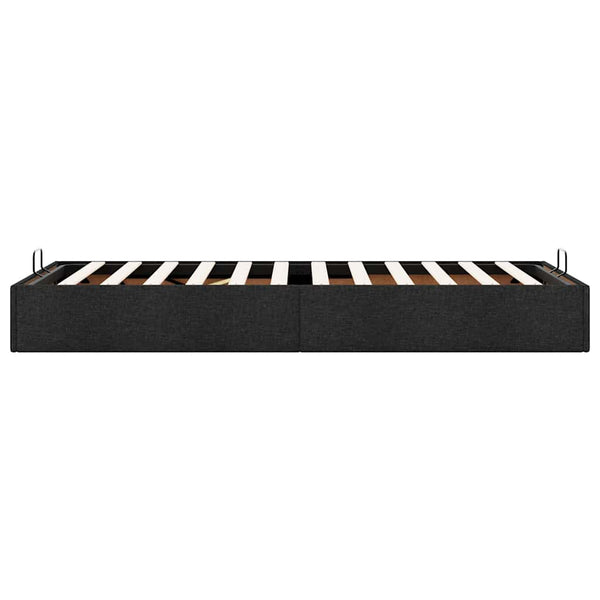 Ottoman Bett Schwarz 90x200 cm
