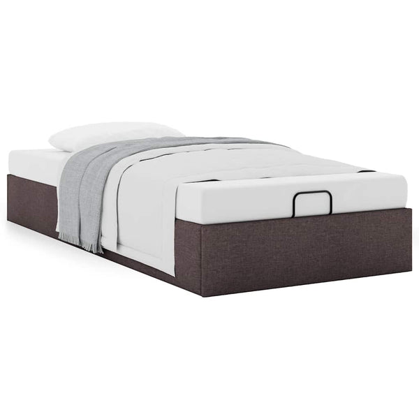 Ottoman Bett Dunkelbraun 90x200 cm