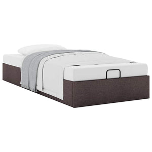 Ottoman Bett Dunkelbraun 90x200 cm
