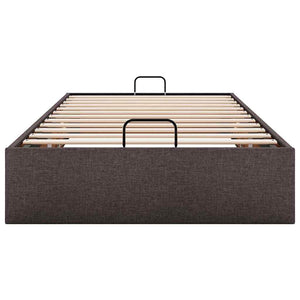 Ottoman Bett Dunkelbraun 90x200 cm