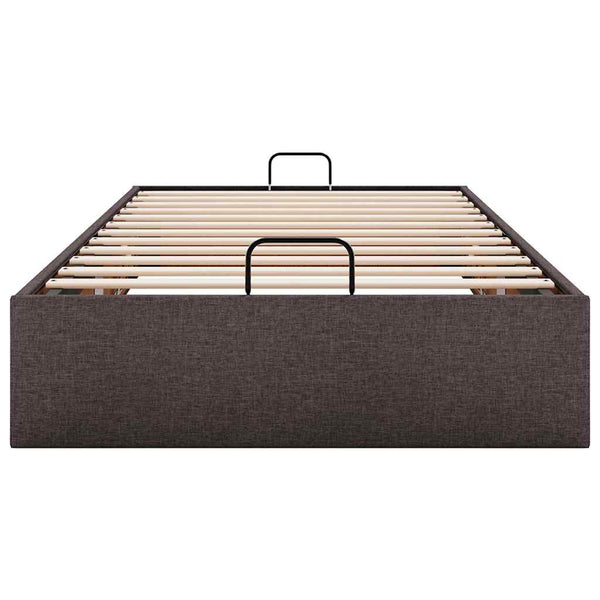Ottoman Bett Dunkelbraun 90x200 cm