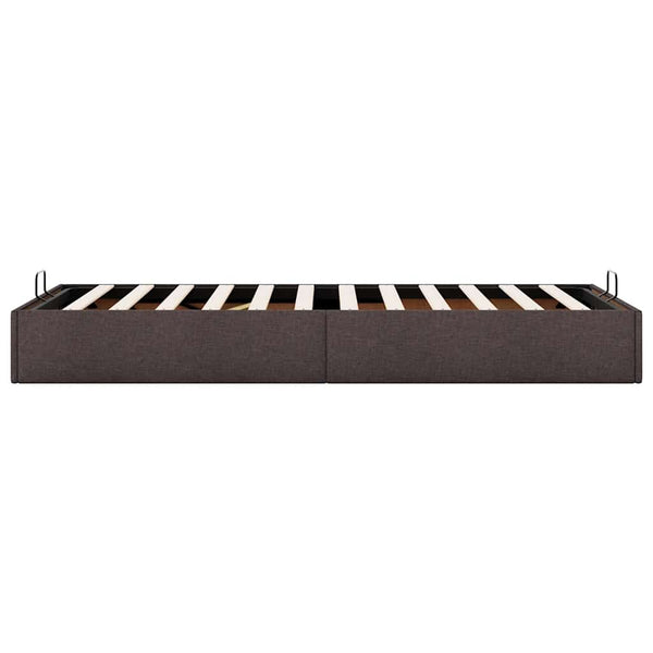 Ottoman Bett Dunkelbraun 90x200 cm
