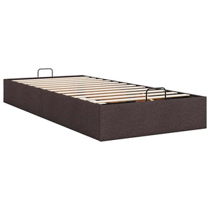 Ottoman Bett Dunkelbraun 90x200 cm