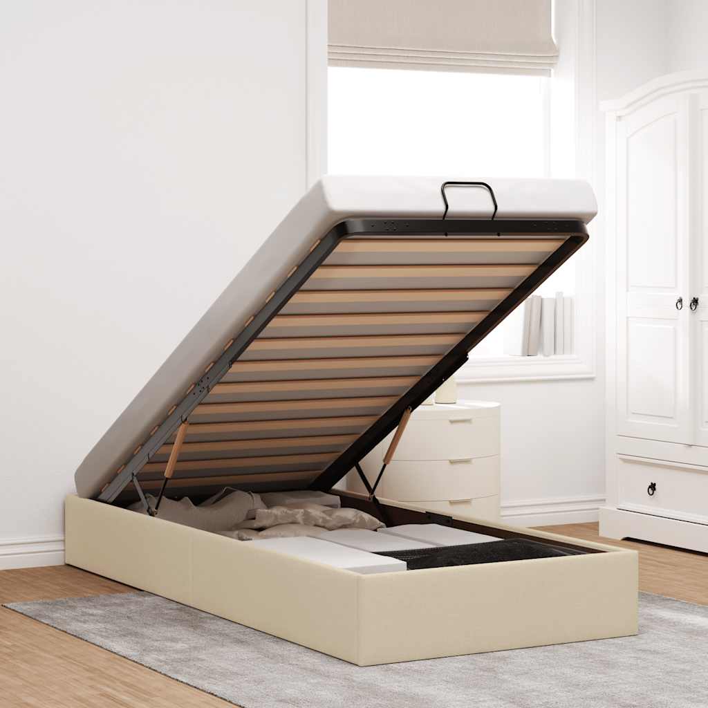 Ottoman Bett Creme 90x200 cm