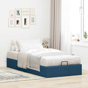 Ottoman Bett Blau 90x200 cm