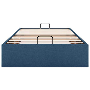 Ottoman Bett Blau 90x200 cm