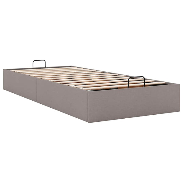 Ottoman Bett Taupe 100x200 cm