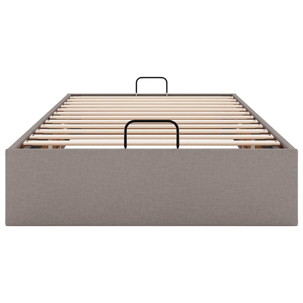 Ottoman Bett Taupe 100x200 cm
