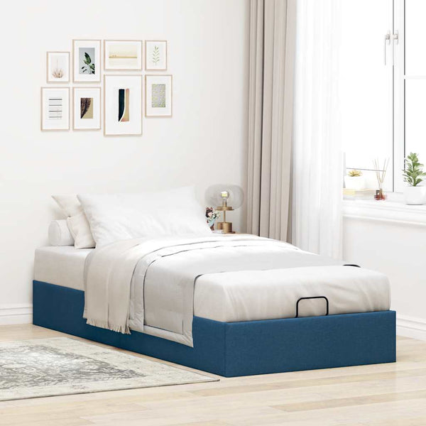 Ottoman Bett Blau 100x200 cm