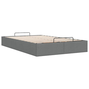 Ottoman Bett Dunkelgrau 120x190 cm