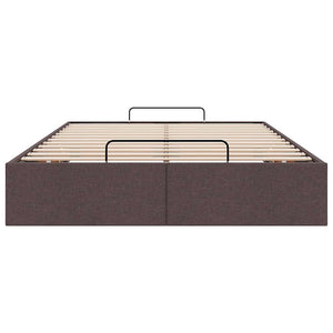 Ottoman Bett Dunkelbraun 120x190 cm