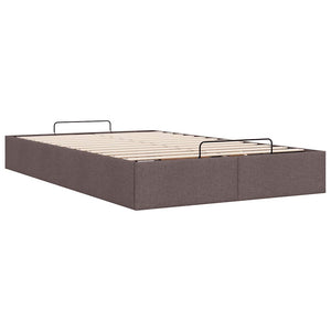 Ottoman Bett Dunkelbraun 120x190 cm