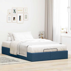 Ottomanbett Blau 120x190 cm