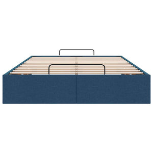 Ottomanbett Blau 120x190 cm