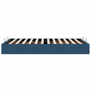 Ottomanbett Blau 120x190 cm