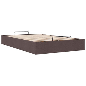 Ottoman-Bett Dunkelbraun 120x200 cm
