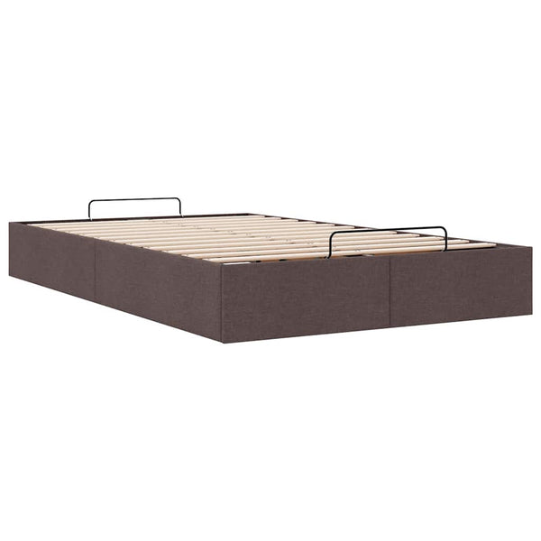 Ottoman-Bett Dunkelbraun 120x200 cm